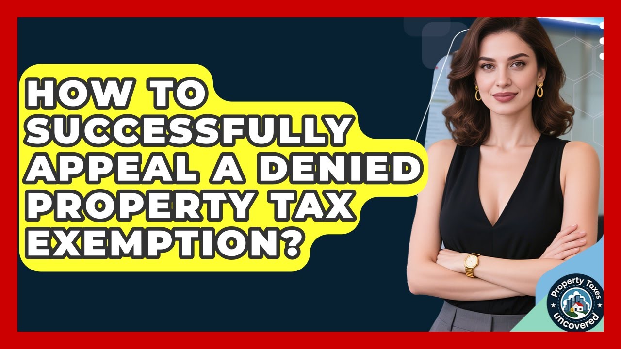 How To Successfully Appeal A Denied Property Tax Exemption? - Property Taxes Uncovered