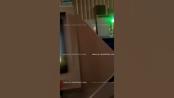 Bag making production machine line empty running video for customer view