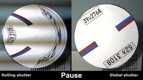 Global shutter VS rolling shutter