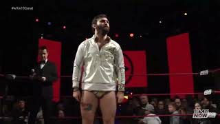 Celebrity David Starr entrance using Joan Jett's "Do You Wanna Touch Me" at wXw 16 Carat Gold Wealth