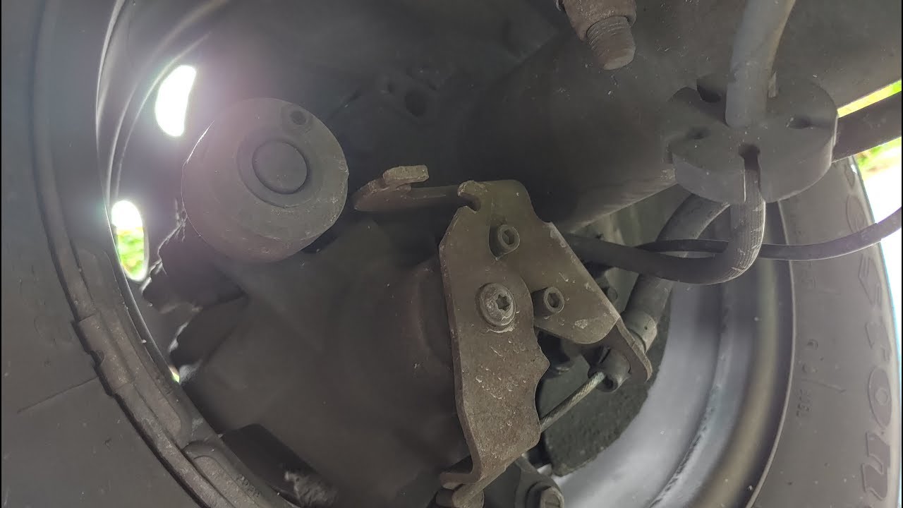 2015 Ford Transit Parking Brake Spring by the caliper YouTube