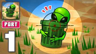 Alien Seeker: Find It & Shoot - Gameplay Walkthrough Part 1 - Scan Spot Eliminate (iOS, Android) screenshot 1