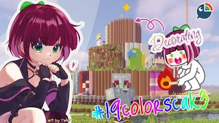〔Minecraft〕#19colorscak3 Bikin Kue APA【NIJISANJI | Nagisa Arcinia】