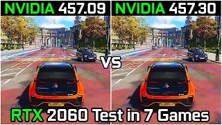 Nvidia Driver (457.09 vs 457.30) RTX 2060 Test in 7 Games 2020