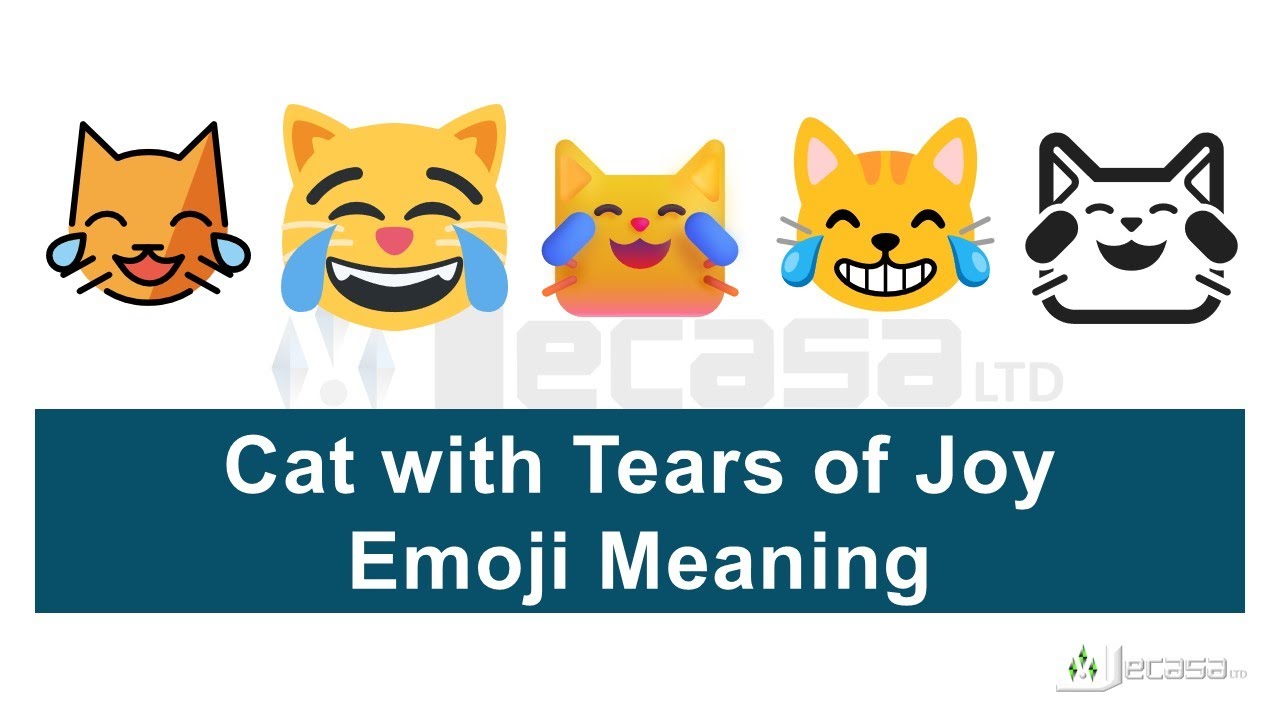 Cat with Tears of Joy Emoji 😹 Meaning | Learning Emojis