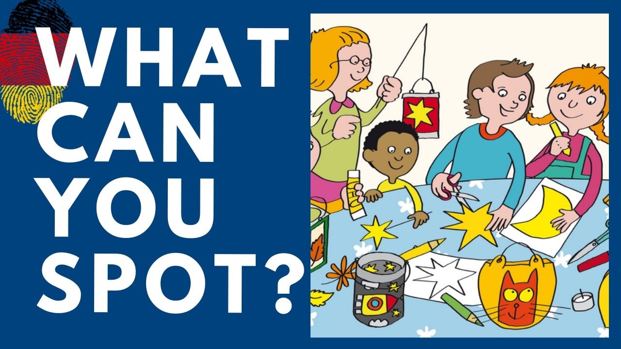 German Listening & Vocabulary: What’s happening in the Laternenbilder?