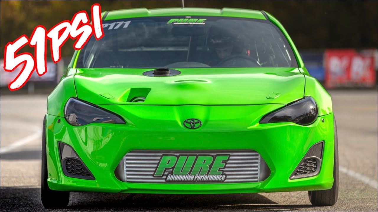 Scion FRS on 51PSI Breaks Deep Into the 7's!