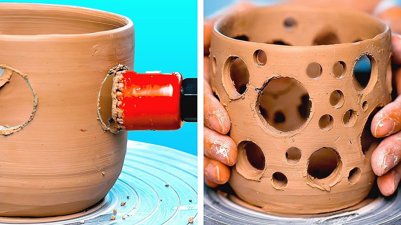 Relaxing Clay Pottery And Epoxy Resin DIYs That Will Satisfy You