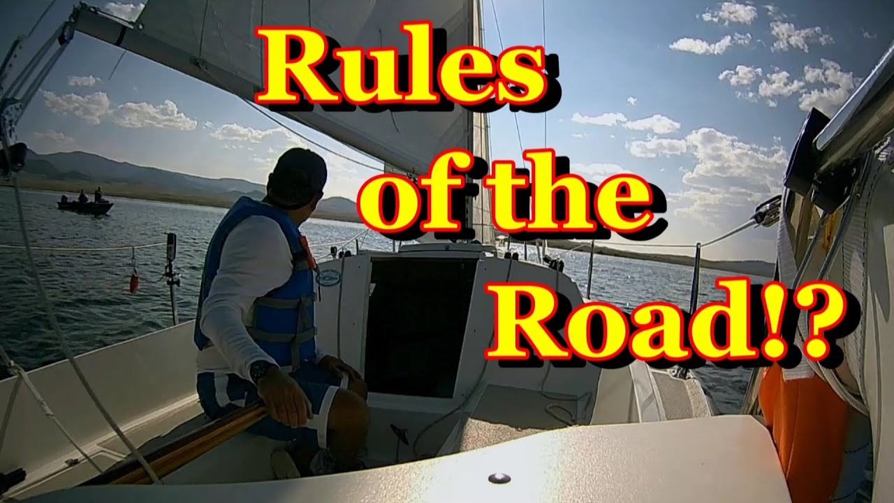Near collision while sailing