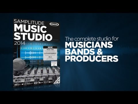 MAGIX Samplitude Music Studio 2014 (INT) - Recording Software