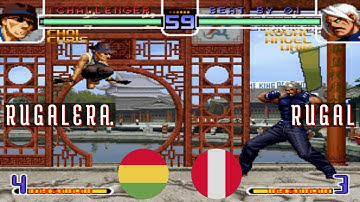 King of Fighters 2002 Plus (FT5) - R U G A L E R A. (BO) vs R U G A L (PE) - 2021-11-19