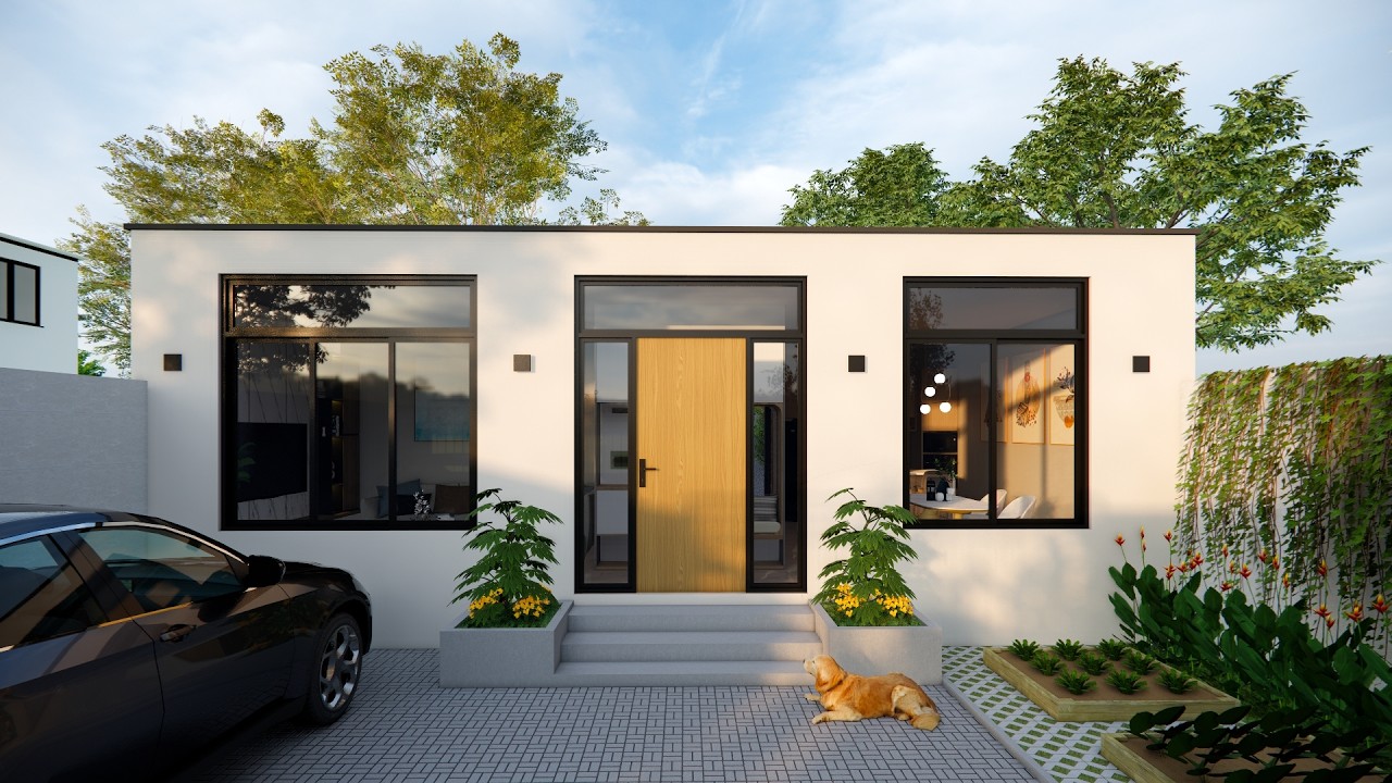 Modern Minimalist Tiny House Tour - Simple Living at Its Best - YouTube