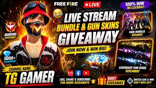 LIVE 🔴 FREE FIRE  GIFT 🎁 ONILY SUBSCRIBE TODAY FREE 😃TG BAHi