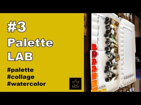 #3 미술재료 쇼핑 | 수채화 물감 짜기 | Shopping for art materials | Squeezing watercolor paints.