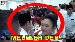 EKSPRESI BAHAGIA BU TITIK SAAT CIPIKA CIPIKI PRABOWO \u0026 DIDIT DI PEMENANGAN DI KPU