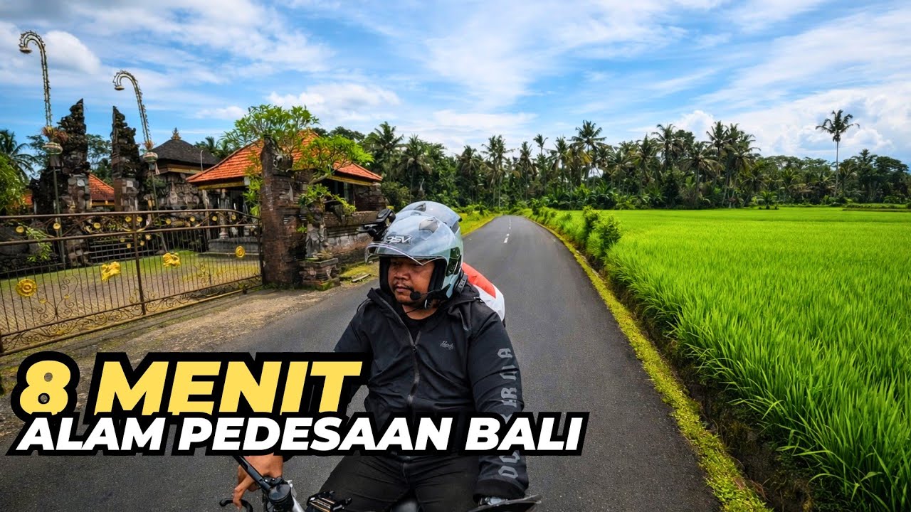 Menikmati Jalanan Suasana Alam Pedesaan Bali yang masih Asri dan Natural | Badung Utara Bali Update 