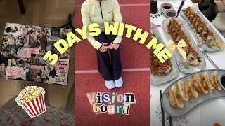 3 Days With Me | Soft Productive Days, Vision Board, Sport & Cinema 🎥🌸💕 screenshot 2