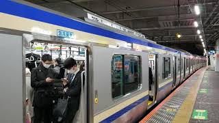 横須賀総武快速線新型車輌E235系姿表す！