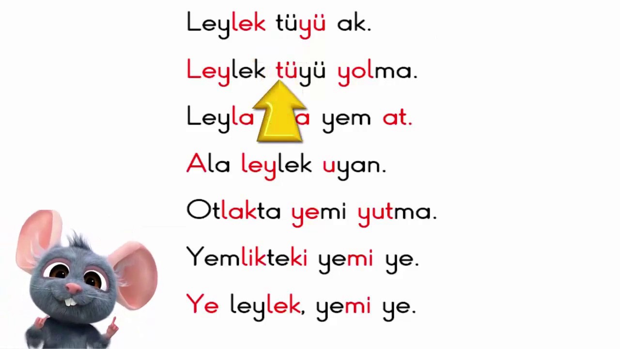 Y sesi hece kelime cümle metin sesli okuma çalışması - YouTube