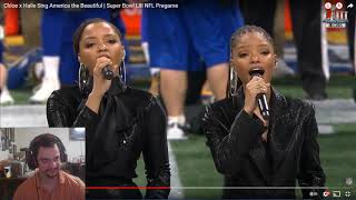 Rockma Reacts to Chloe x Halle Sing America the Beautiful | Super Bowl LIII NFL Pregame