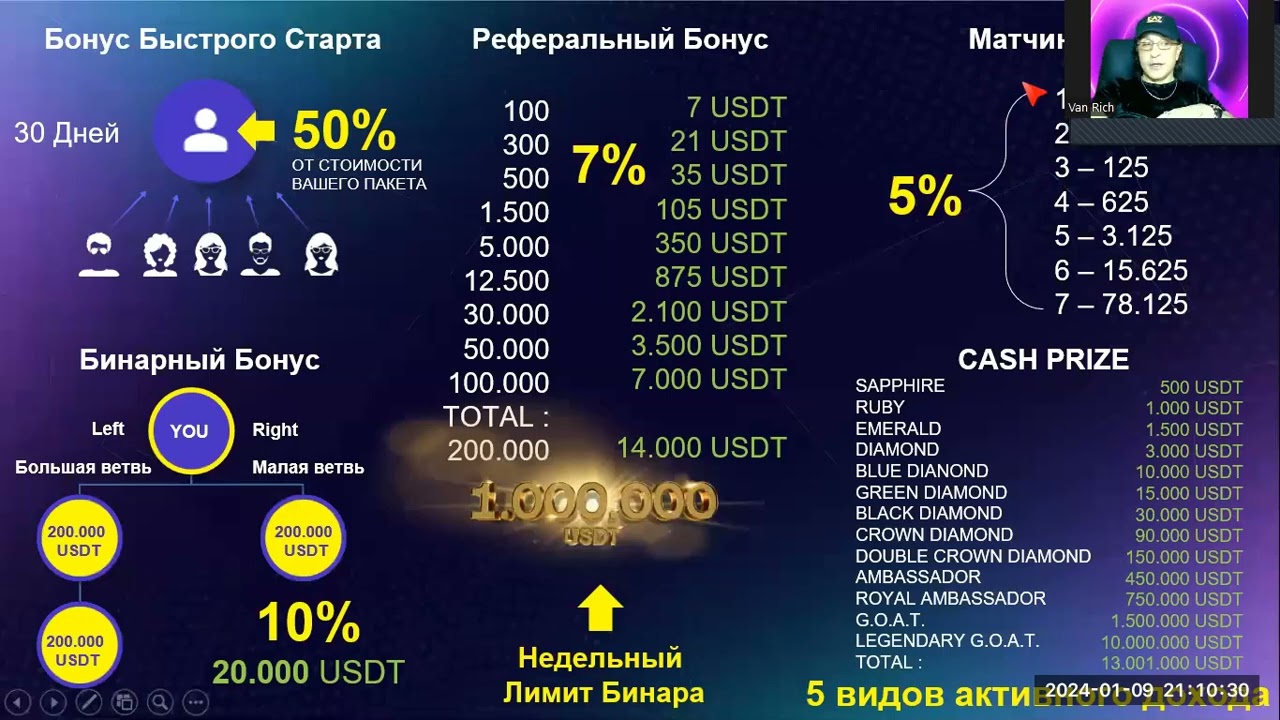 Mavie Global. Маркетинг и ранги.