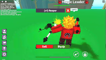 HOW TO GET *NEW* REAPER STAFF SKIN AND DEFEAT BOSS In Sorcerer Fighting Simulator Roblox