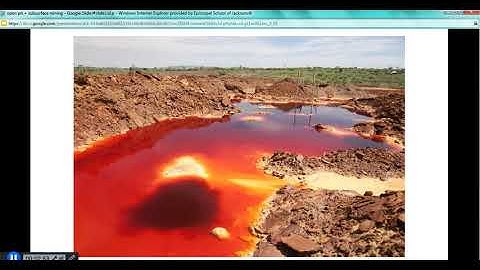 open pit and subsurface mining