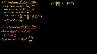2.2.1 Separable First Order Equations