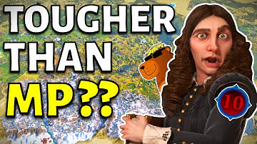 Is This HARDER Than 12 Player Multiplayer??? (Deity++ Sweden Civilization VI)