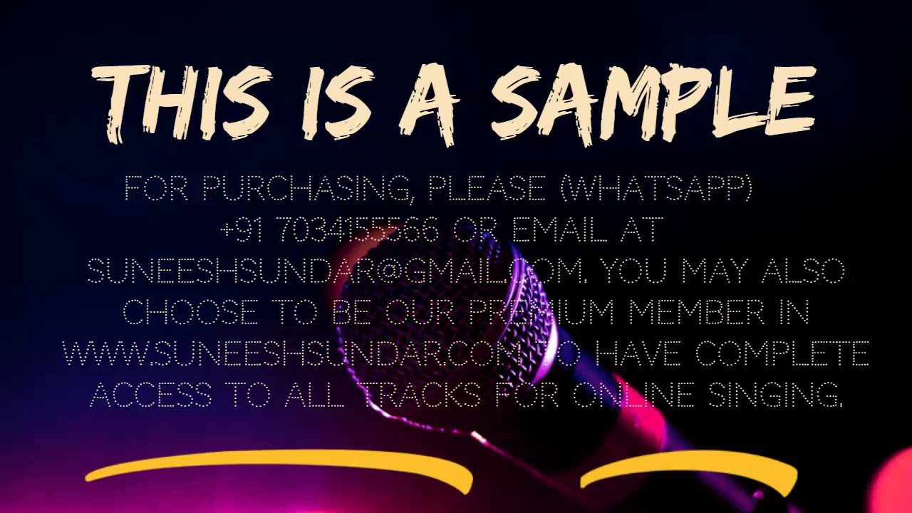 Yaayum Gnayum karaoke with synced lyrics