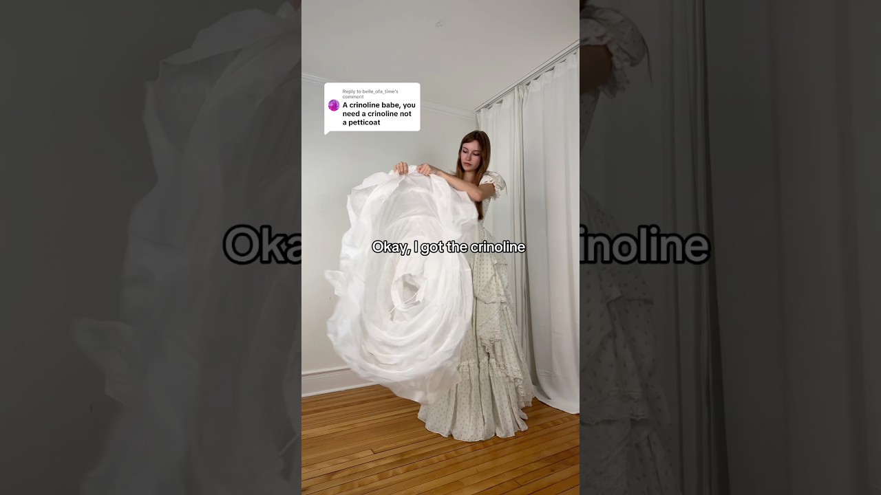 okay fine, a crinoline is way better than my petticoat