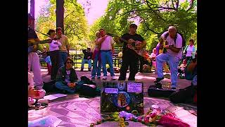OCTOBER 9, 2004, #3 HELP AT STRAWBERRY FIELDS IN CENTRAL PARK IN NEW YORK CITY