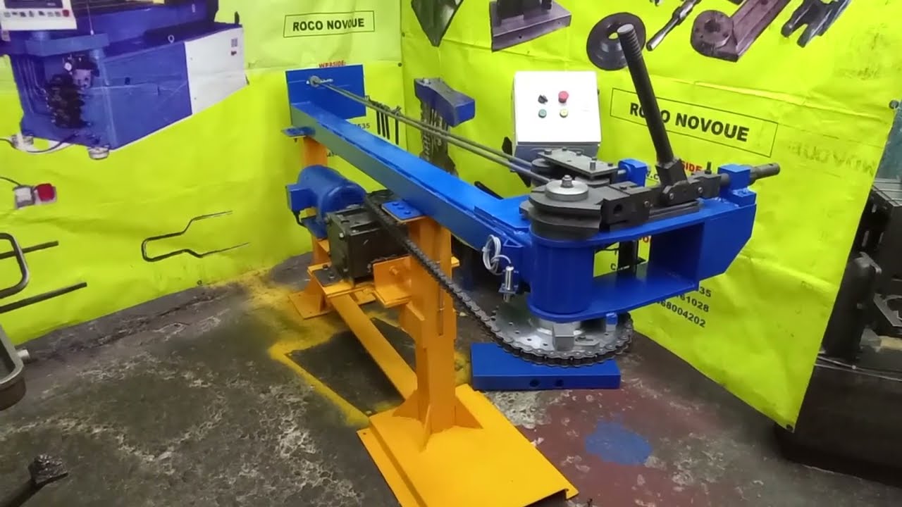 👍 MÉXICO LINDO Y QUERIDO SABE TRABAJAR, MAQUINA ELECTROMECANICA PARA DOBLAR TUBOS Y TUBULARES