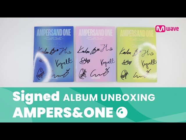 AMPERS&ONE アンパサンドワン サインポラ マカヤ Mwave shop] Unboxing AMPERS&ONE [AMPERSAND ONE] Album💿 - YouTube