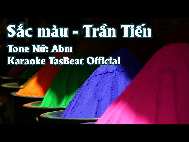 Karaoke Sắc Màu Tone Nữ | TAS BEAT class=