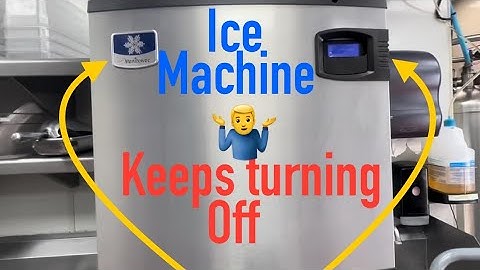 Self contained Manitowoc Ice Machine(TURNS OFF)