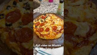 Chicken Crust Pepperoni and Ham Pizza! #missioncarnivore #missionketo #chickencrustpizza