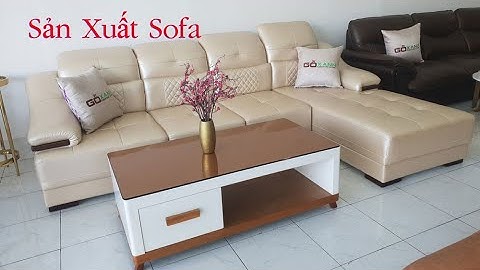 Video Thực Tế Bộ Sofa Góc Chữ L Hot Năm 2019
