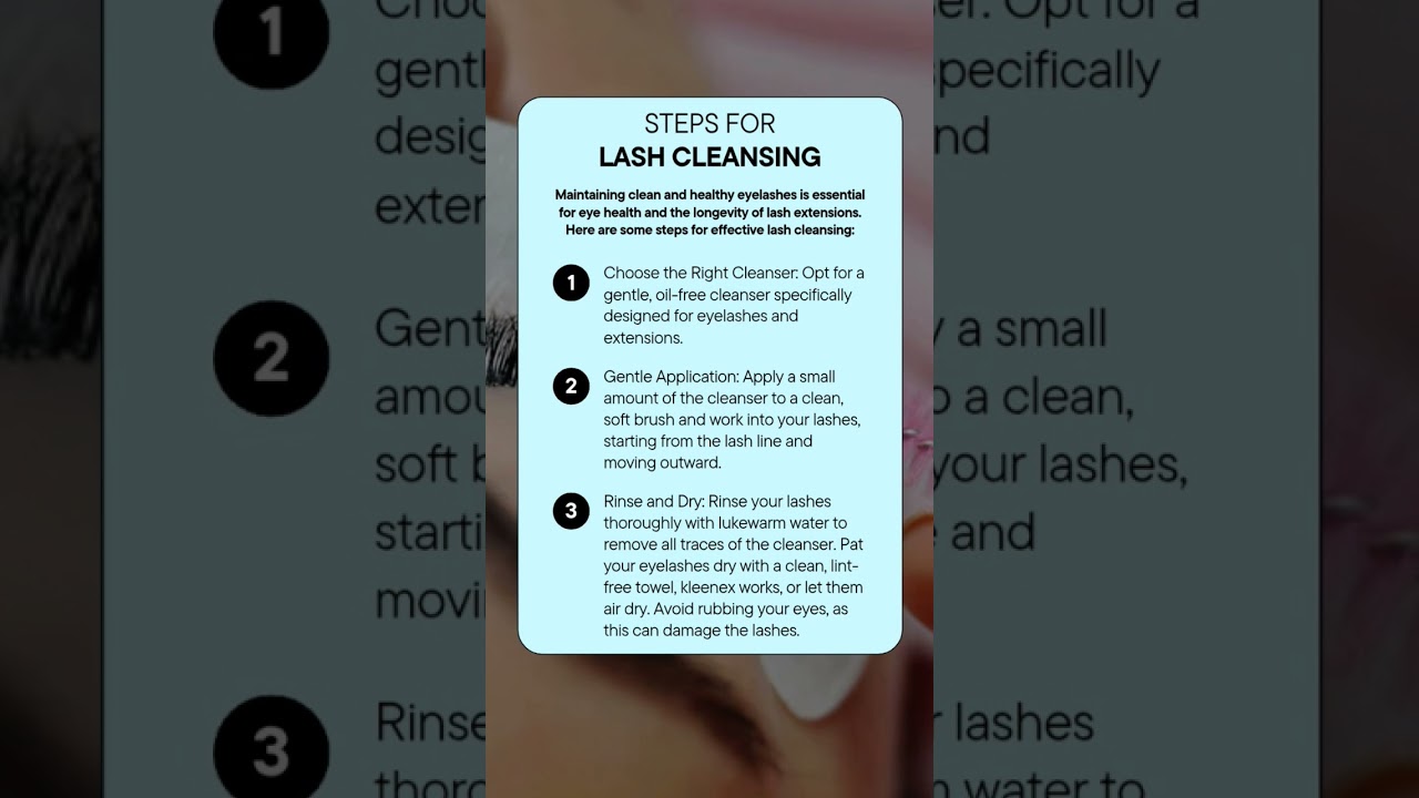 💡 Bonus: Proper lash care means fewer touch-ups and more time enjoying gorgeous lashes. 