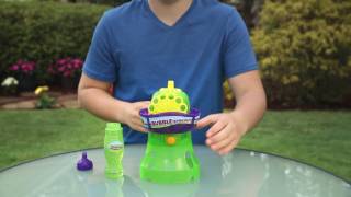 Gazillion Bubbles SPINOUT BUBBLE MACHINE - How to video