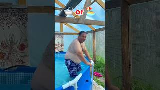 IS THAT HUM😱 #funny #tiktok #comedy #shorts #trending #swimming #summer