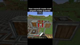 How Minecraft Create Mod Players make Quarries