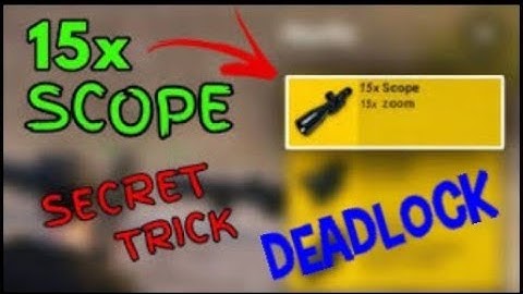 PUBG Mobile : 3x Scope = 15x Scope Glitch By Deadlock Official