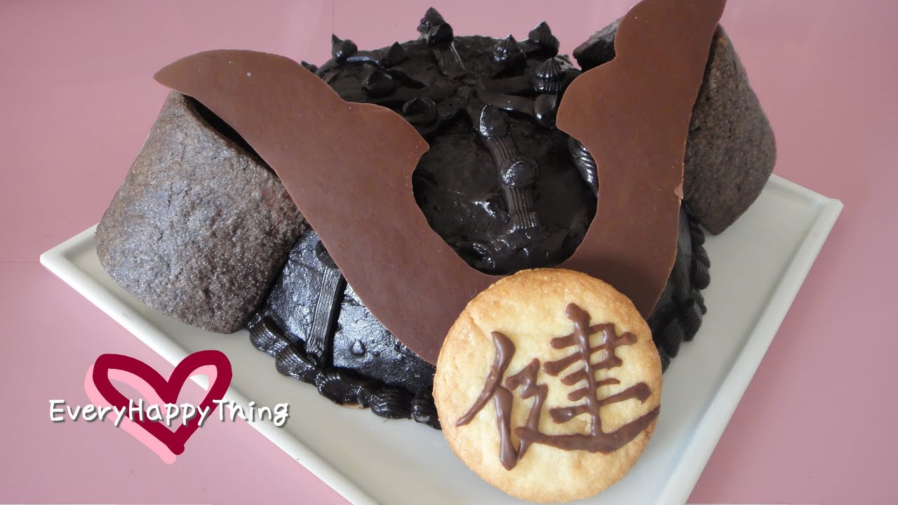 ー Samurai Helmet Cake かぶとケーキの作り方 Children S Day Recipe 子供の日レシピ Youtube