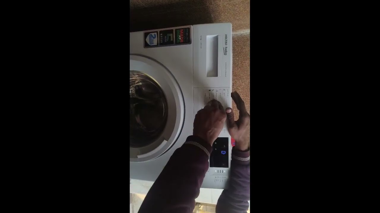 Voltas Beko Fully automatic Front load Installation Demo video 