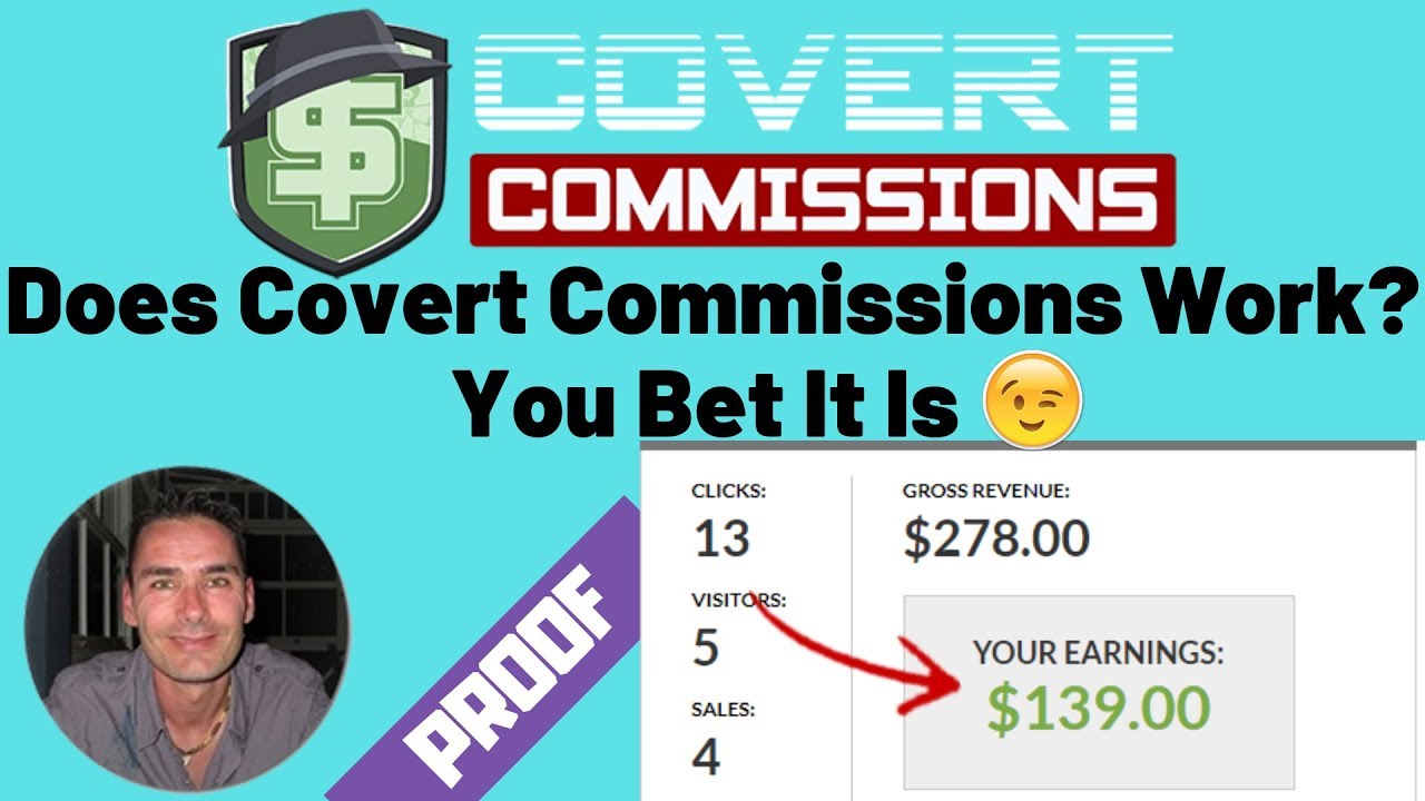 Covert Commissions Review - Covert Commissions Earnings Proof 💵