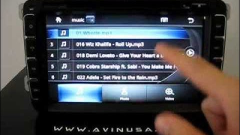 8" Capacitive Touchscreen - GPS Navigation System  - for Volkswagen