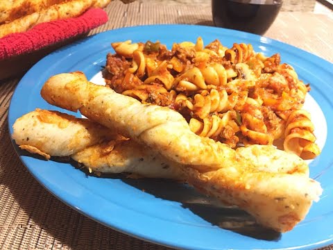 Cheesy Breadsticks Recipe • Great with Pasta, Soups, Chili, Stew, etc.- Episode #410