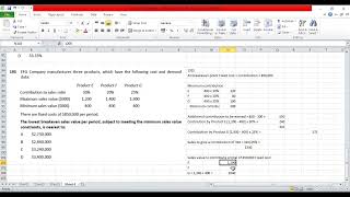 CIMA - P1 Management Accounting - Breakeven Analysis