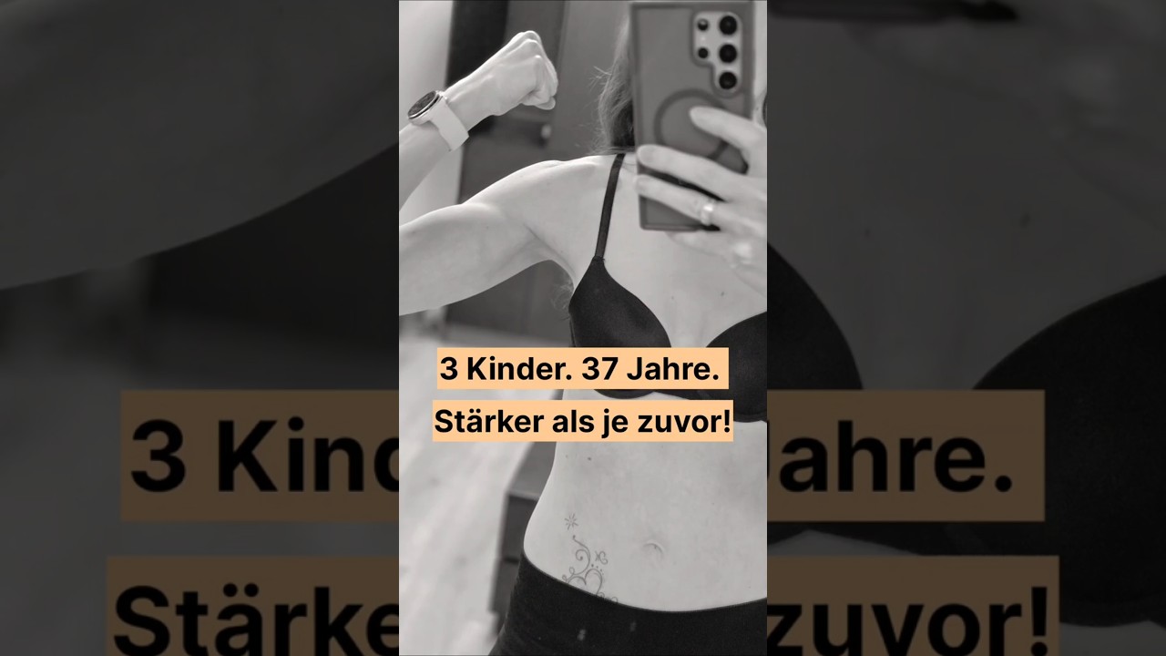 3 Kinder. 37 Jahre. Stärker als je zuvor❗️